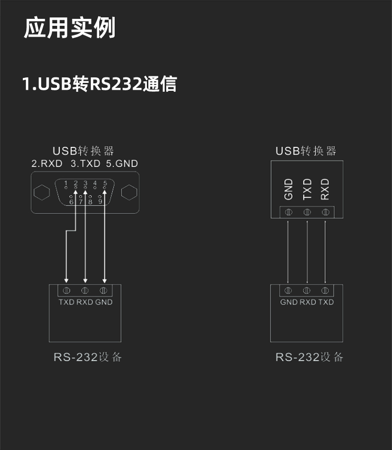 自制usb转rs232接线图图片