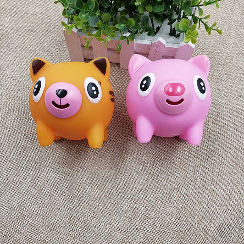 新奇吐舌头发声玩偶公仔创意玩具网红抖音发泄玩具儿童礼品 粉色吐舌