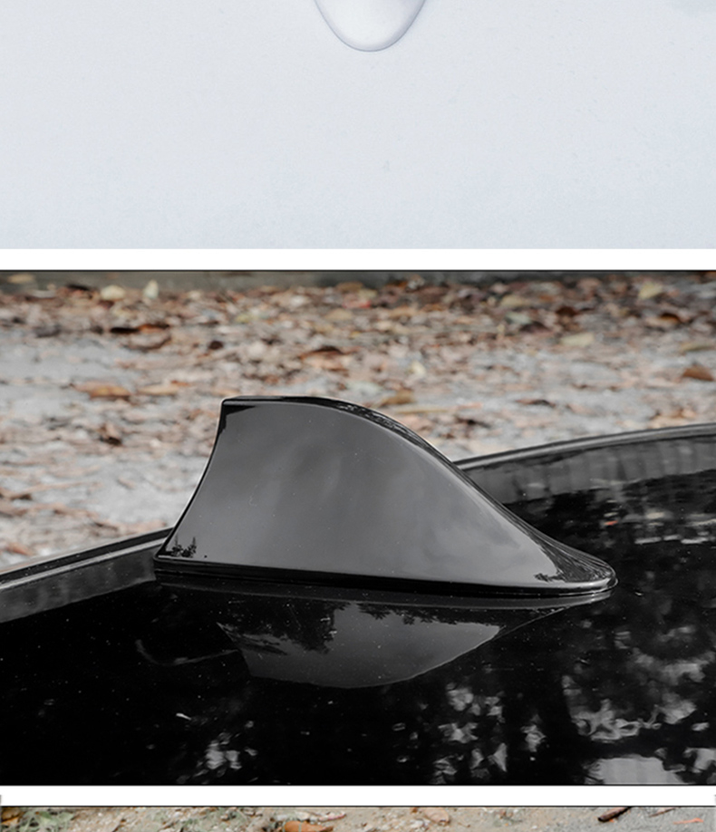 汽车鲨鱼鳍天线车顶收音天线汽车用品改装专用汽车尾翼防水装饰天线