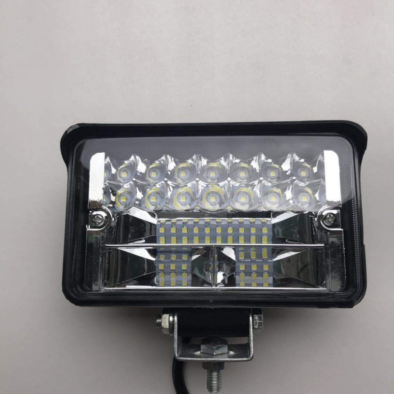 射灯12伏24v汽车亮倒车灯远近光大视野改装雾灯强光大灯 12vled高亮