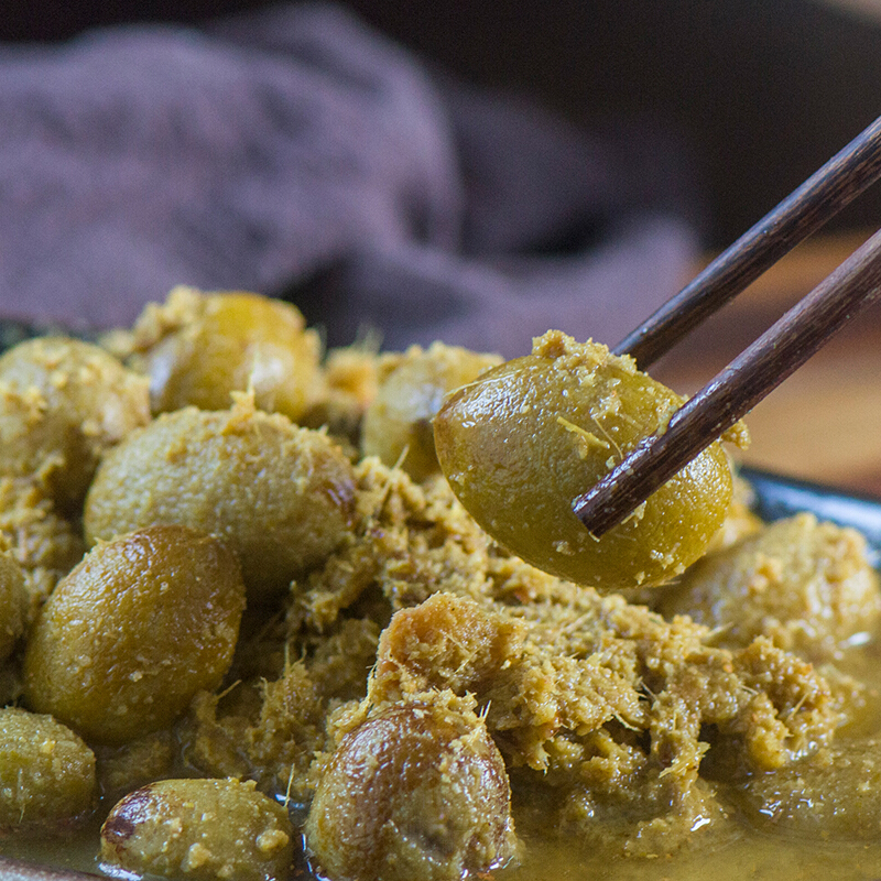 潮汕特产南姜橄榄600g咸橄榄散橄榄糁潮州腌制姜橄榄杂咸小菜南姜橄榄