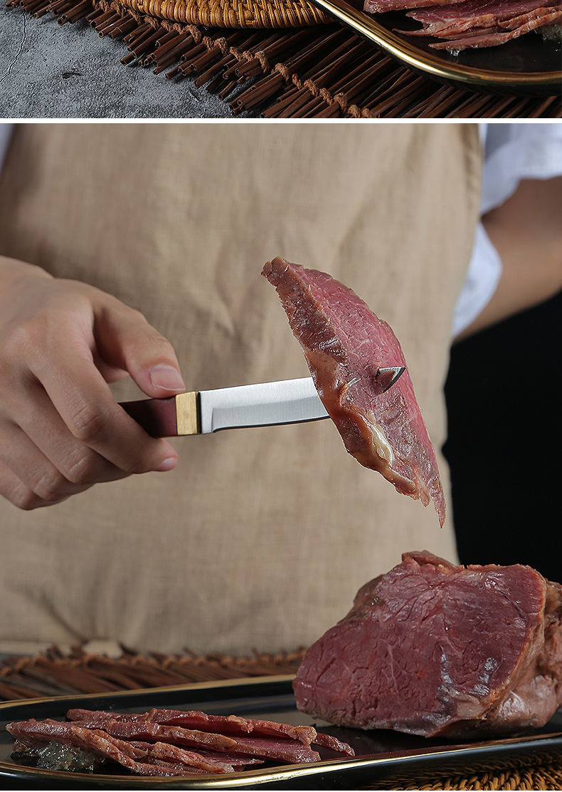 蒙古弯刀蒙古族手把肉刀手扒肉刀蒙古小刀内蒙古工艺品餐刀吃羊肉小刀