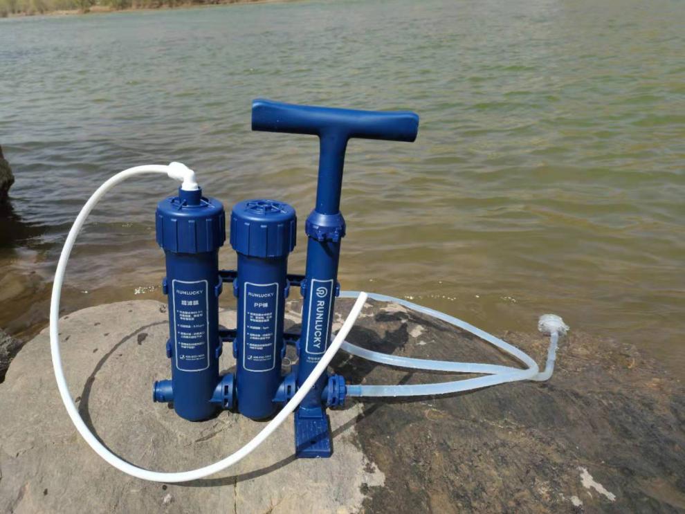 户外净水器 户外净水器便携式野外过滤器单兵野营旅行饮水车载直饮旅