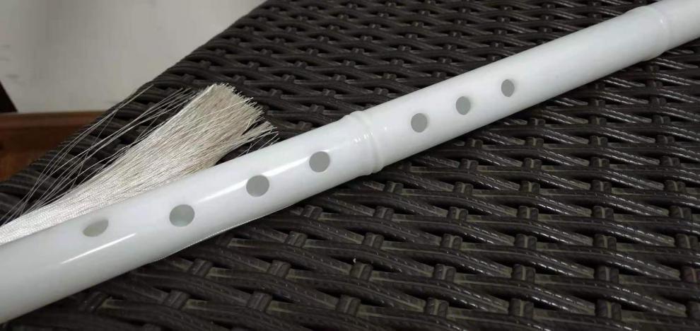 【官方直销】白玉箫山河令玉箫同款温克行吹的萧温客行树脂八孔洞箫