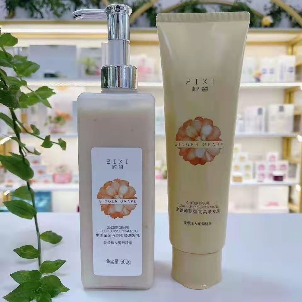 梓皙春素轻素洗发水护发素洗护套装植物氨基酸生姜滋养柔顺控油 生姜