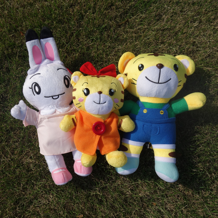 巧小虎玩偶毛绒玩具小花妹妹公仔桃乐比手偶公仔布娃娃小花玩具女孩