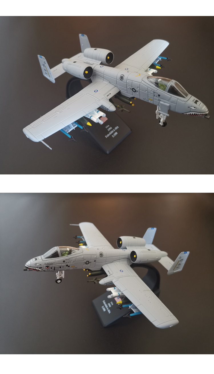 1100海湾战争美军飞虎队a10a战斗机攻击机a10军事飞机模型1100f15e