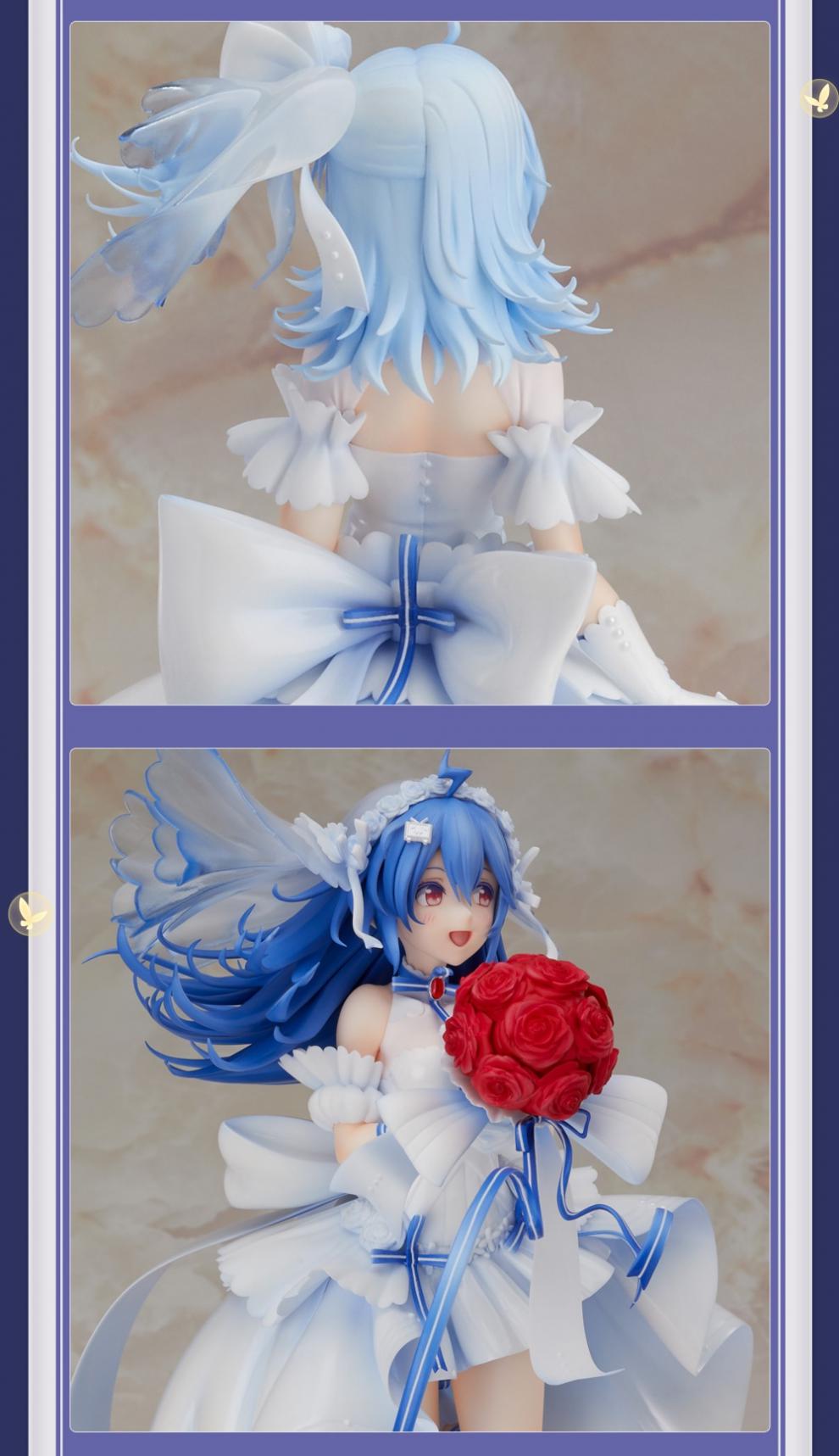 10周年纯白之爱 2233娘 婚纱 限量十周年 全新现货带背景板 顺丰速运