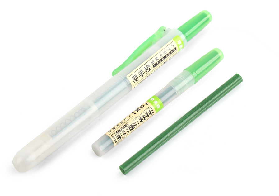 点石荧光笔按动替芯 柔色复古荧光马卡龙银光笔替芯粗划重点套装标记