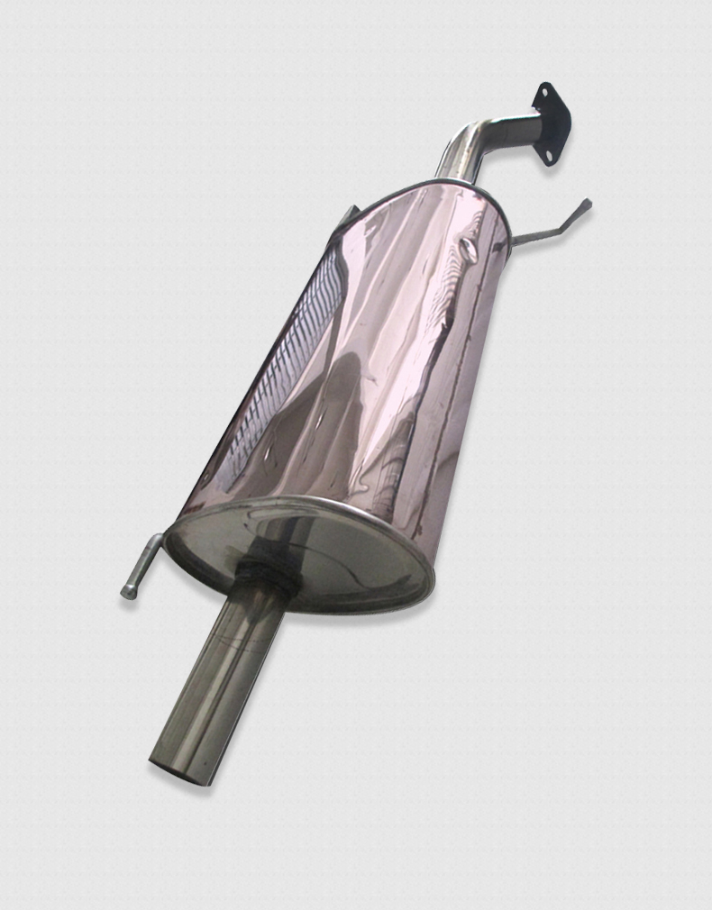 适用于适用于奇瑞a5不锈钢排气管后段 后节消声器 消音器双层1.