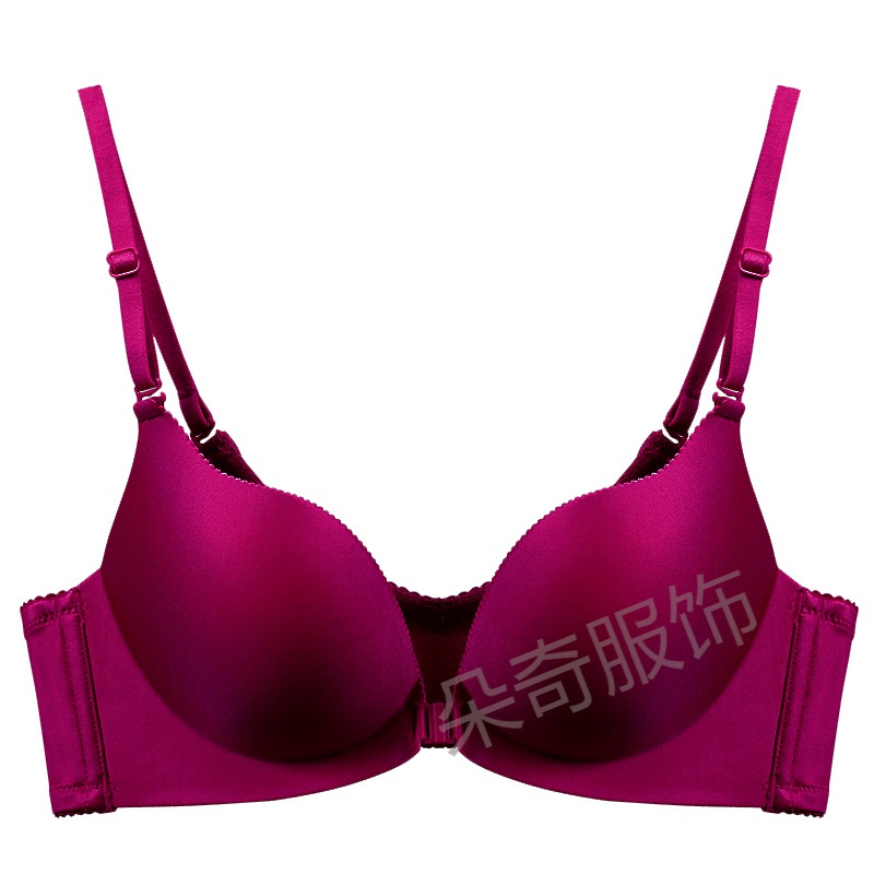 贵族黑 80a品牌: 孖佑 商品名称:帕丁斯珀依兰聚拢文胸女士前扣文胸无