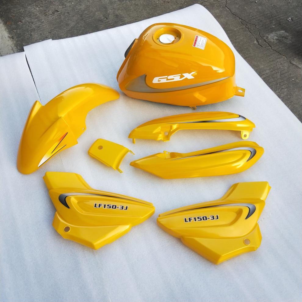 适用佛斯弟摩托车配件路霸ft150-5油箱奔野by125-9a-8a油箱 邮箱 外壳