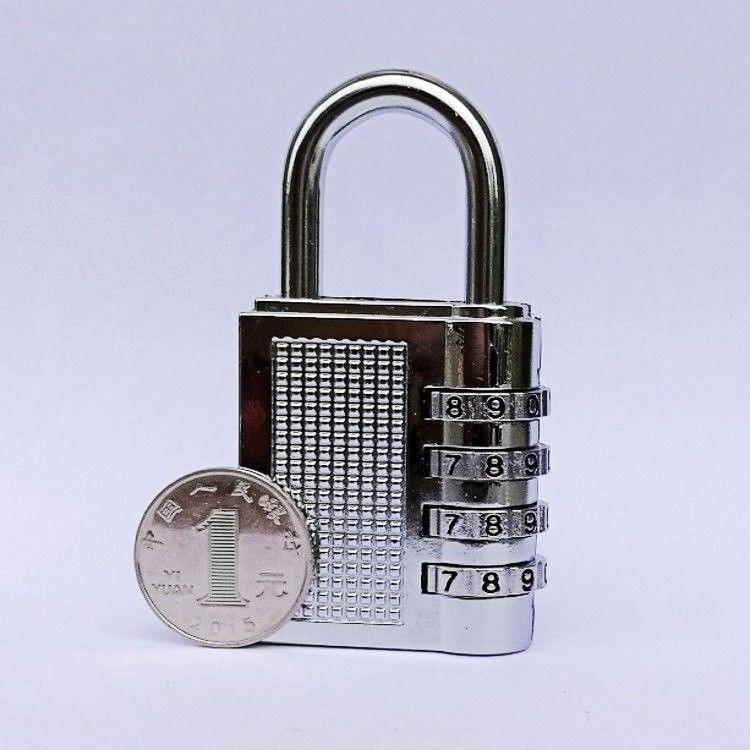 大密码锁家用小型挂锁健身房更衣柜行李箱包柜子防盗窗宿舍门锁头3号