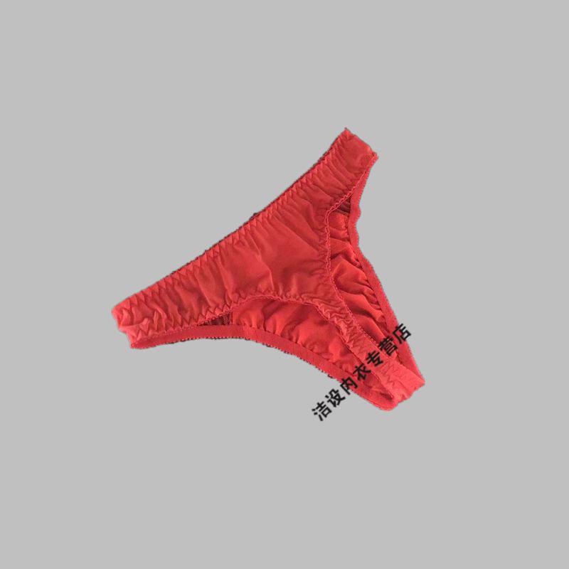男人穿的女士女性化内裤日式男士丝爽滑面女版设计性感日常蕾丝花边