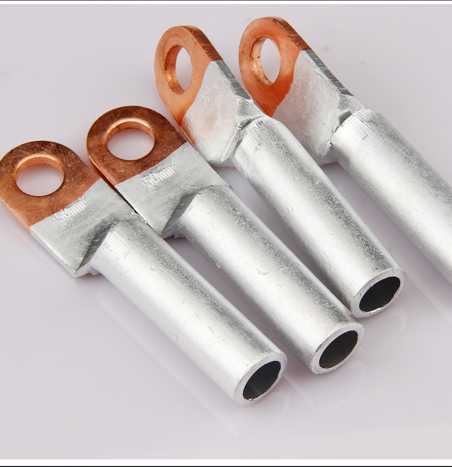 dtl铜铝鼻子 铜铝线过渡接头 铜铝接线头接线鼻子 铜铝接线裸端子