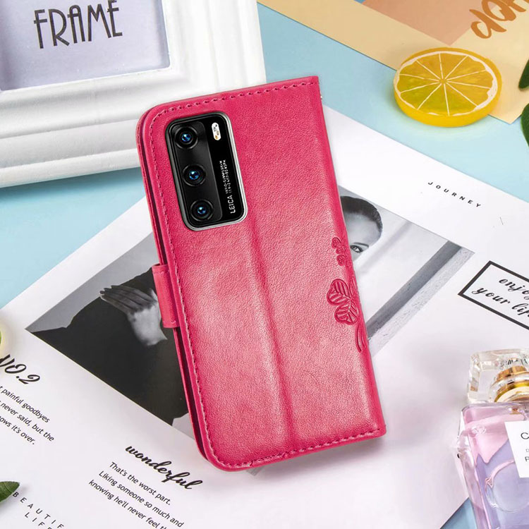 华为p40手机壳全包防摔皮套 p40pro翻盖保护套lite男女外壳 华为p40