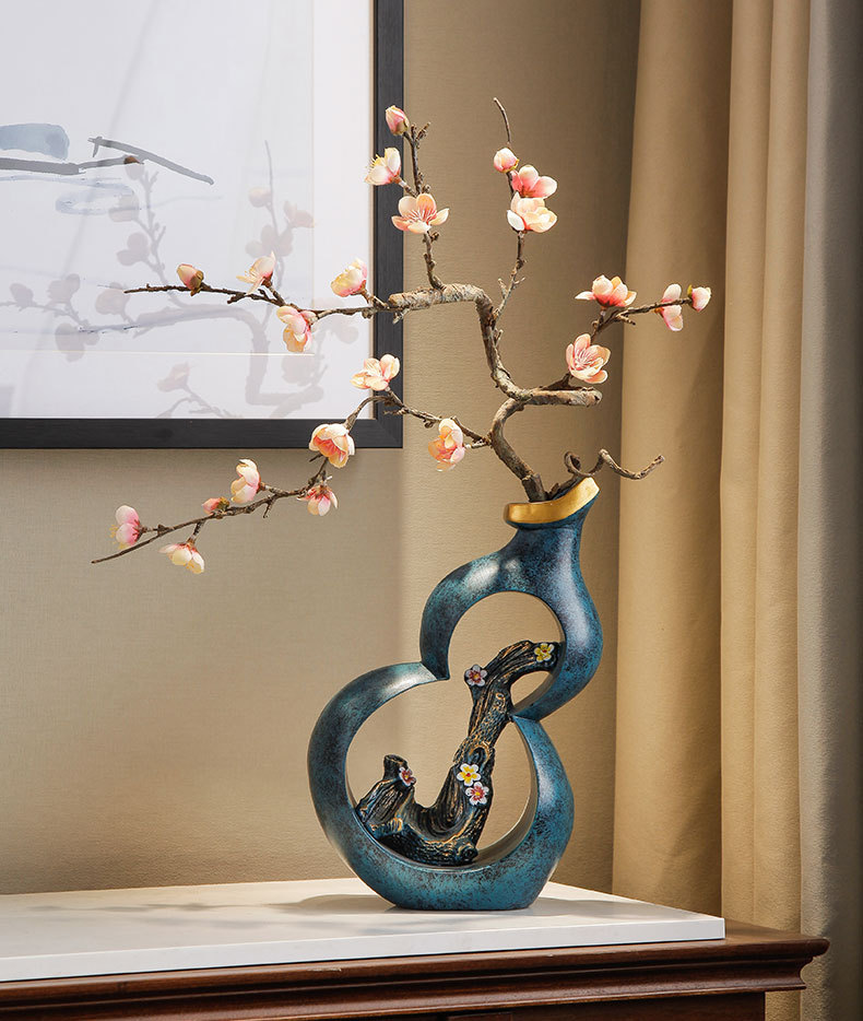 馨玥新中式葫芦摆件创意玄关酒柜桌面装饰家居饰品办公室客厅摆设乔迁