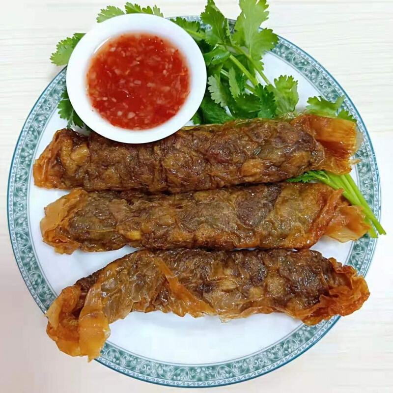 500g漳州石码五香卷厦门五香酒店特色闽南小吃五香条 五香条1盒 蒜香