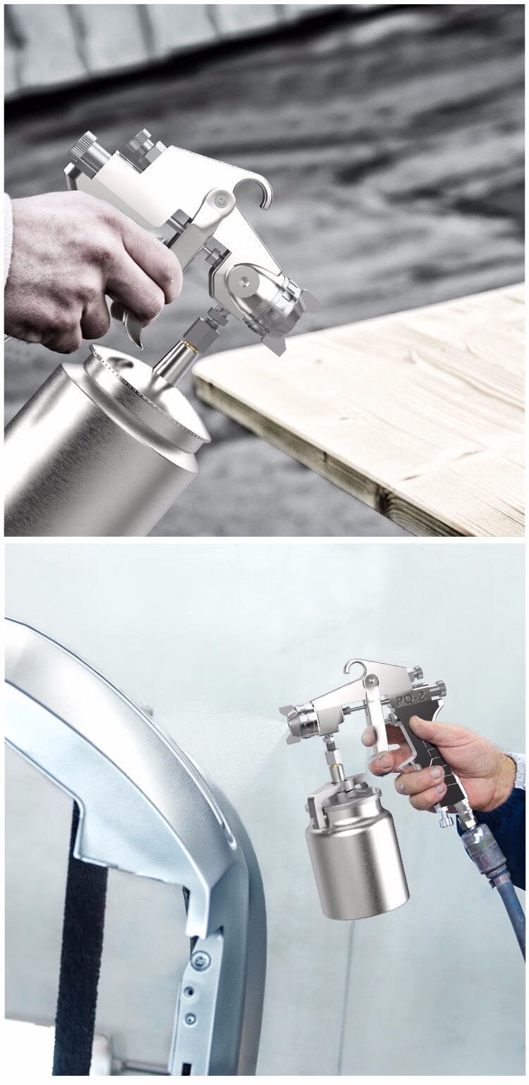 卡夫威尔油漆喷壶气动喷漆枪乳胶喷漆抢喷涂工具汽车家具墙面口径15上