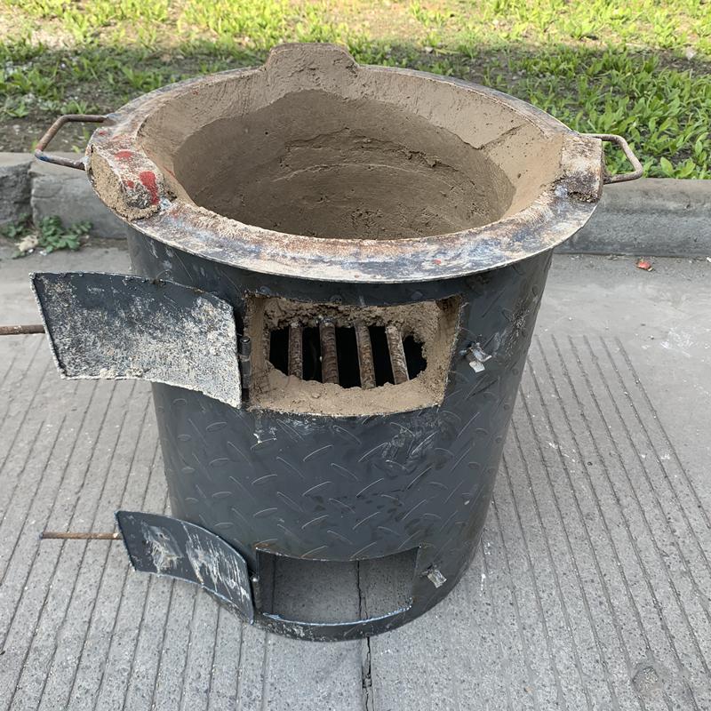 大席饭店用煤炭散煤猛火炉烧水木炭炉商用木柴炉具加厚钢板耐火炉