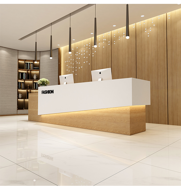 前台接待台公司前台创意高端大气售楼部美容会所酒店迎宾台办公室接待
