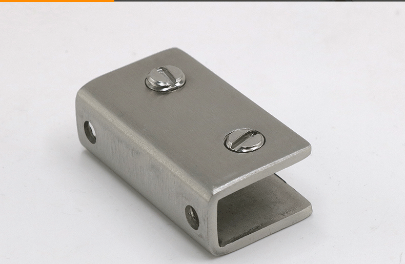 温利达 304不锈钢玻璃夹 层板夹子 酒柜层板拖架 浴室加厚玻璃夹 304