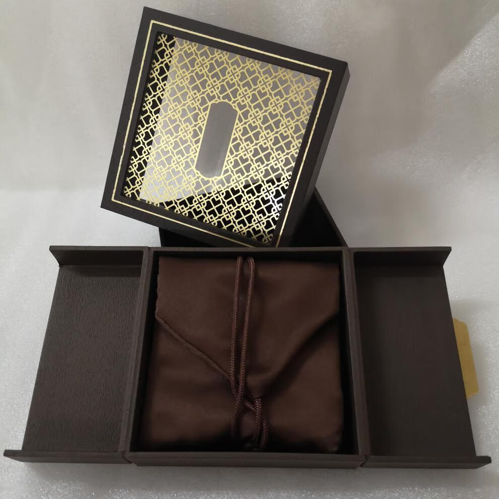 周大福首饰盒抖音同款古法金盒大福传承手镯盒首饰包装盒黄金手镯盒