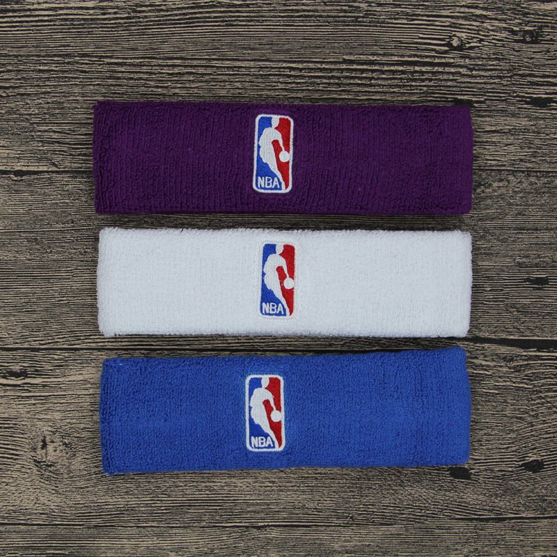 南啵丸篮球球星运动头带运动发带跑步止汗吸汗头巾男萌神库白色