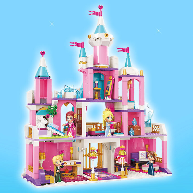 定制启蒙乐高积木女孩系列场景城堡房子女生公主屋儿童拼装玩具拼图
