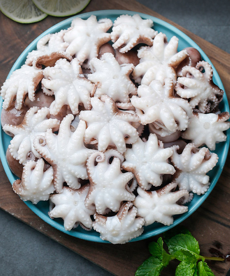 八爪鱼鲜活 冷冻海鲜水产爆头小章鱼短腿刺身迷你网红小八爪鱼 3斤