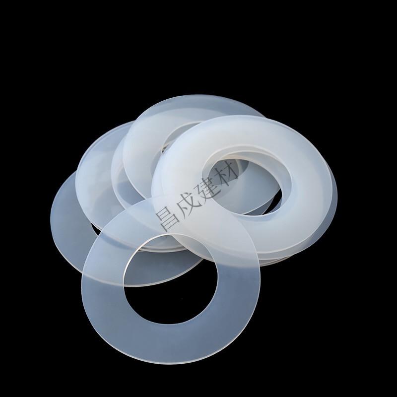 耐高温硅胶板半透明橡胶硅胶垫片定制epdm3m背胶密封件加工绝缘丁晴耐