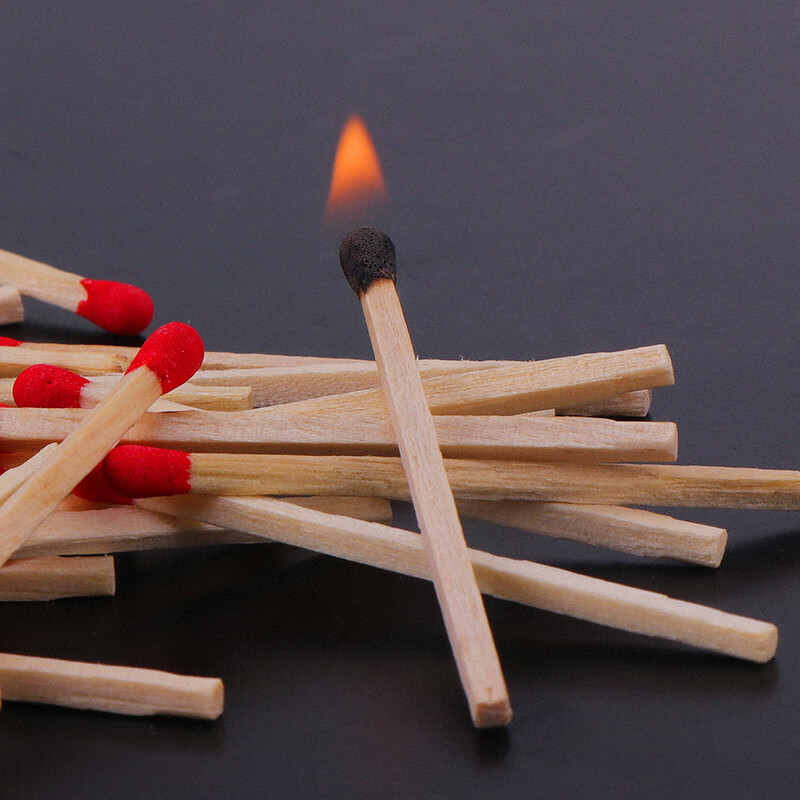 户外一次性洋火种老式怀旧引火器火材创意复古安全家用火柴盒 大话