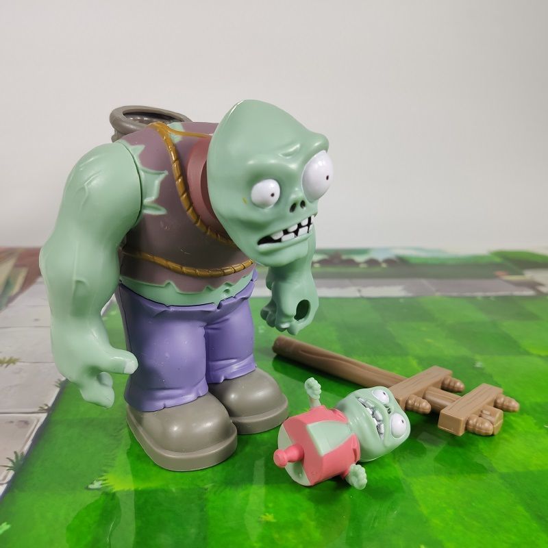 新款植物大战僵尸玩具海盗巨人僵尸可弹射僵尸博士僵王深海巨人2礼品