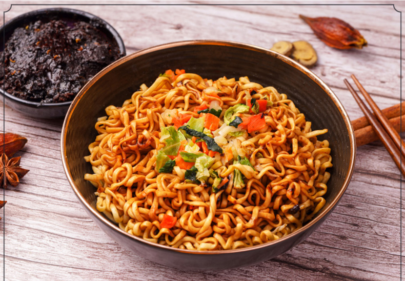 统一方便面老北京炸酱面五连包袋面干拌面炸酱面