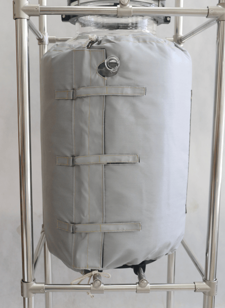 电话:13918049899支持定制,双层玻璃反应釜保温衣,保温套,隔热套.