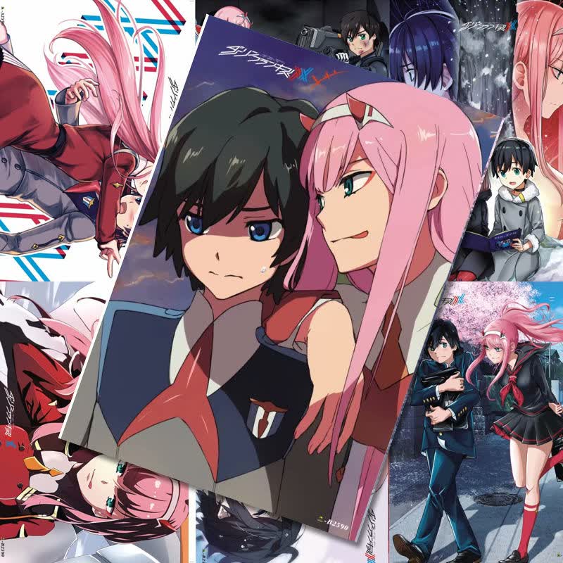 珀芙妮 尚莱明国家队海报darling in the franxx广 02 莓 动漫海报