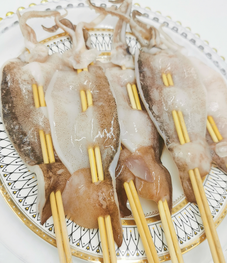 铁板大鱿鱼串烧烤串火锅油炸食材家庭商用新鲜冷冻半成品三包腾旺纳跃