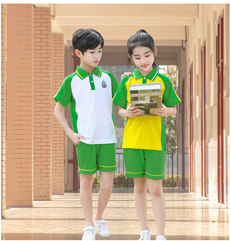 广州市番禺区校服裤小学生校服短袖t恤套装夏装纯棉运动裤长袖秋拉