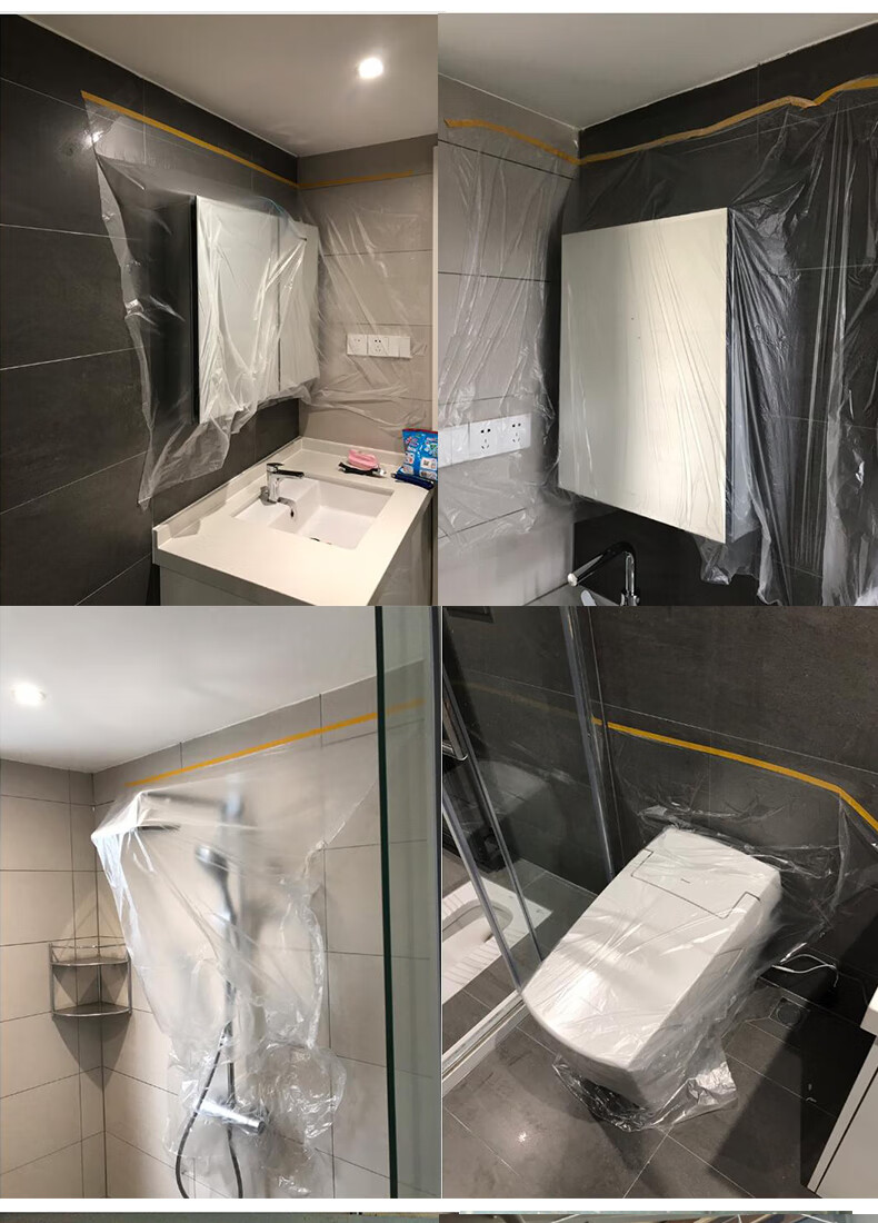 保护膜 装修装修衣柜膜橱柜家具门窗透明保护膜自粘防尘膜美纹纸防潮