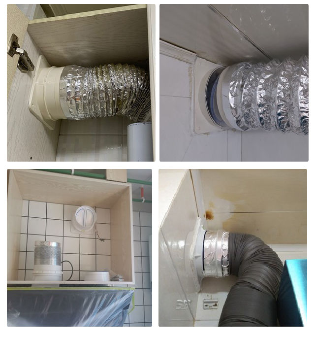 烟道止逆阀 厨房抽油烟机止逆阀止回阀公共烟道止逆阀单向阀卫生间