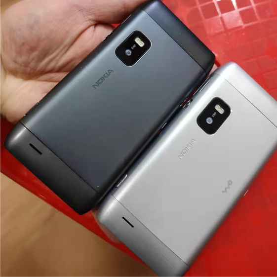 诺基亚e7-00侧滑全键盘触屏怀旧塞班经典收藏学生备用手机 现货 黑色