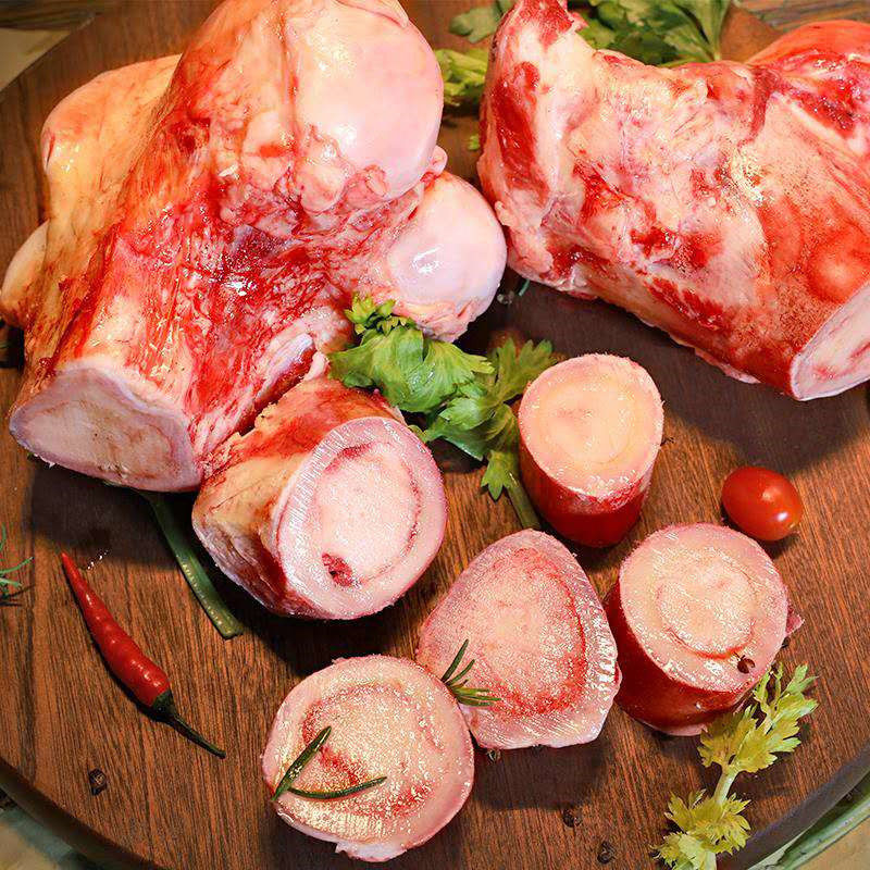 新鲜速冻牛大棒骨牛筒骨腿骨熬汤烧烤食材牛骨髓黄牛酱骨超多肉牛仔骨