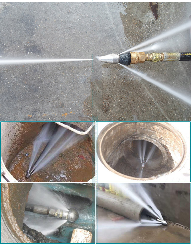 水老鼠高压喷头设备水老鼠高压疏通旋转喷嘴渠道疏通喷头管道清洗定制