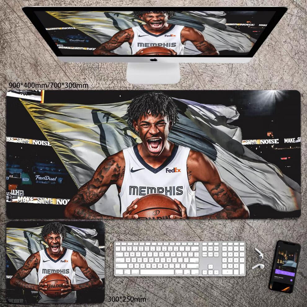 nba球星周边鼠标垫大号科比詹姆斯库里欧文莫杜兰特罗斯艾弗森麦迪桌