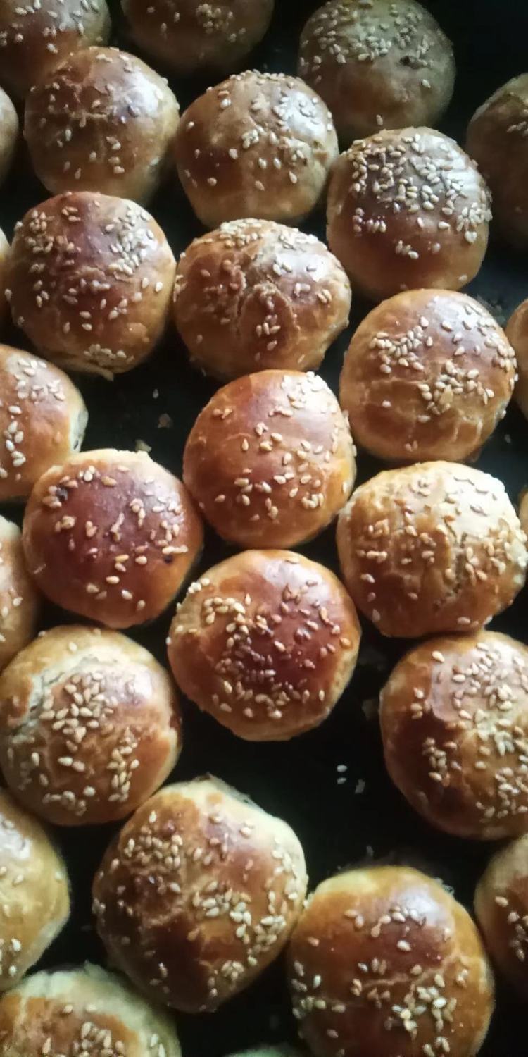 棋子烧饼 唐山乐亭吊桥上缸炉 烧饼棋子烧饼瘦肉五花肉 瘦肉5个五花肉