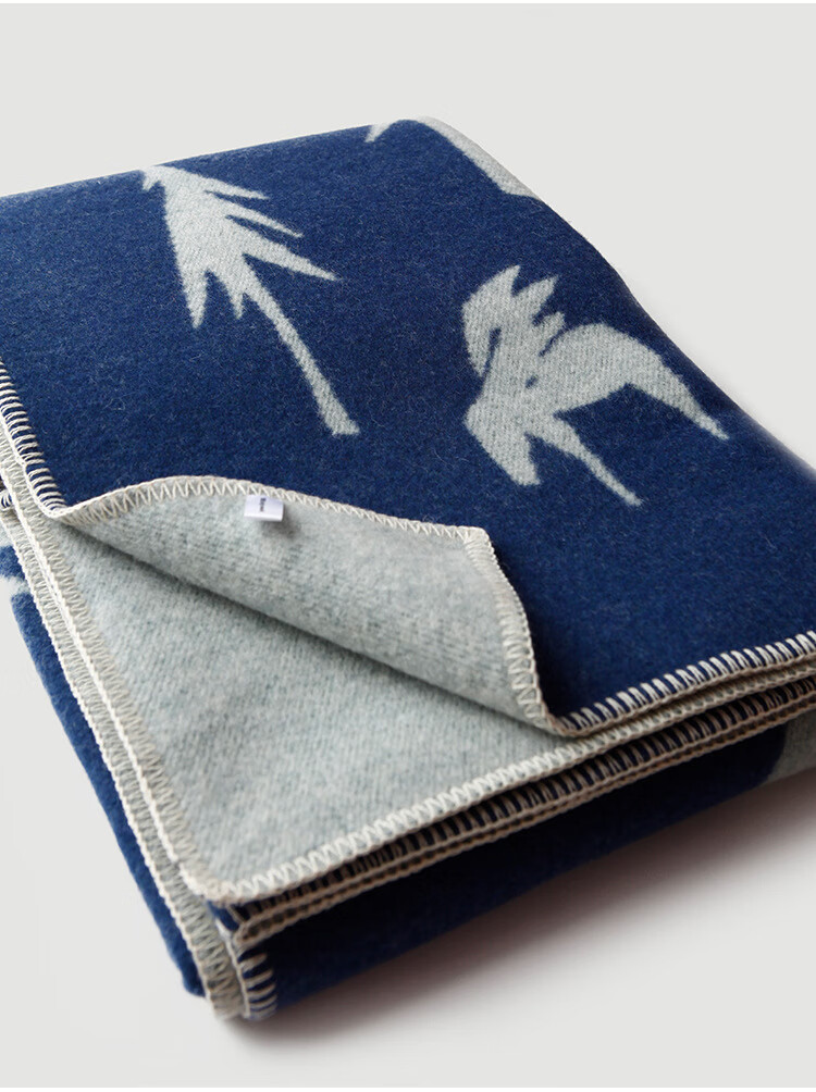 纯羊毛盖毯老式双面提花羊毛毯子羊绒毯内蒙古批发居家毯披肩酒店北欧