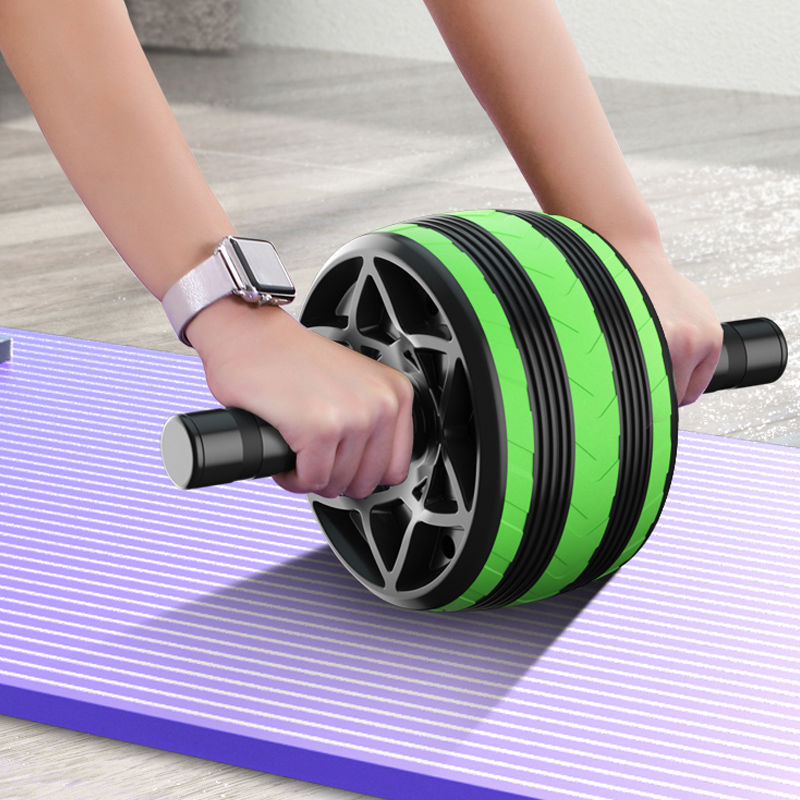 静音初学者家用回弹减肚子练腹肌轮滚轮健身器材健腹轮马甲线男女有