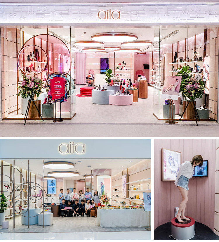 艾塔(aita)【保暖轻便】秋季新款网红毛毛鞋加绒豆豆鞋休闲女士单鞋