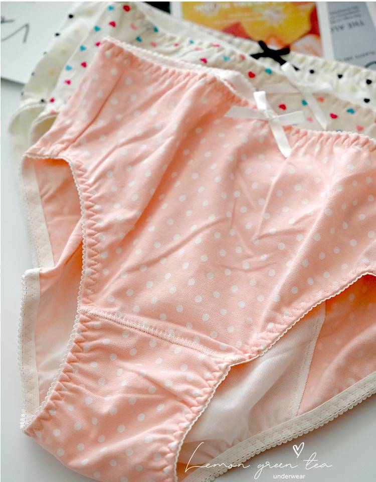 浪莎同款可爱卡通少女生理内裤防漏夜用月经期短裤头假期底裤衩 深蓝