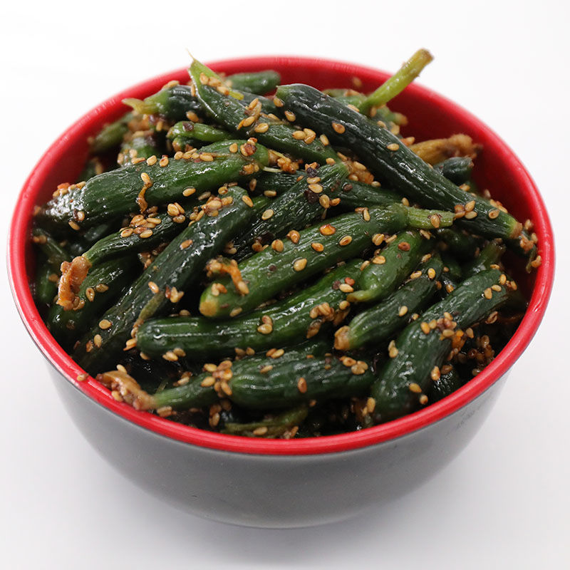 东北朝鲜族香脆拌小黄瓜咸菜酱黄瓜泡菜酱菜1袋黄瓜加1袋地环